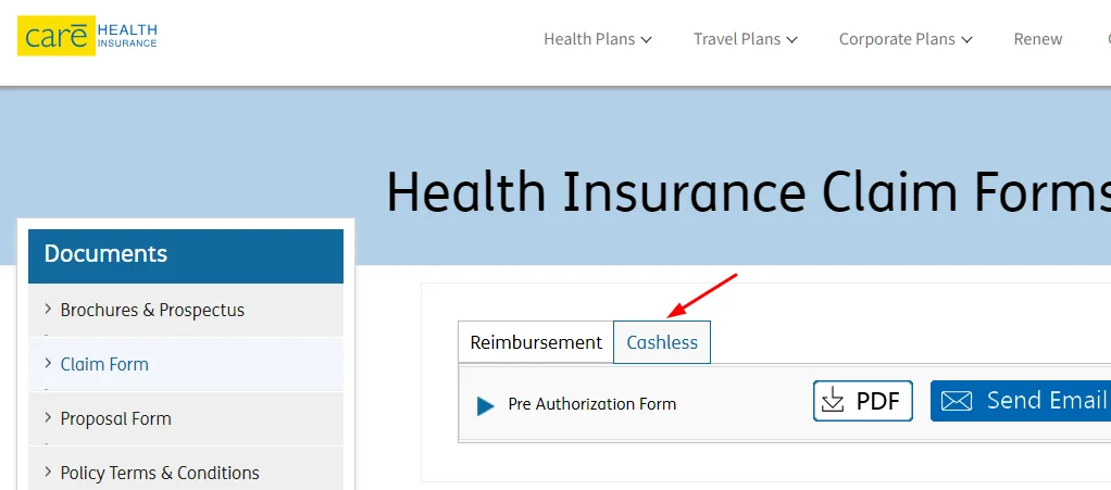 Health Insurance Claim Cashless claim cashless