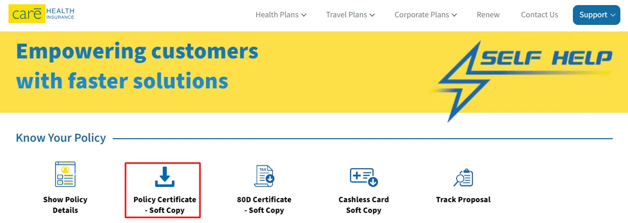 Know Your Policy Policy Certificate